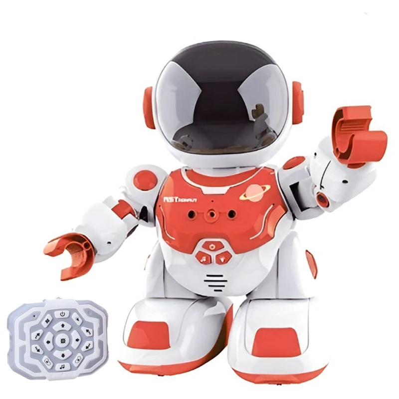Big Space Robot Toy Remote Control Intelligent Robot Children's Educational Programmable Robot Toy with Light & Sound